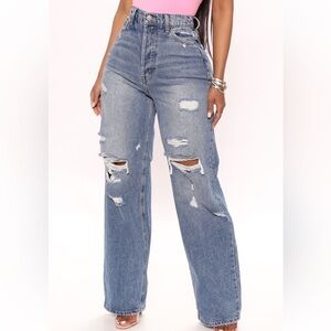 FASHIONNOVA- On Trend 90’s Baggy High Rise Jeans